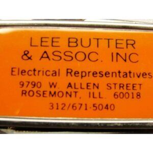 Money Clip Vintage Barlow Lee Butter & Associates Inc. Pen Pocket Knife